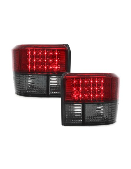Fanali posteriori a LED per VW T4 (1990-03) Rosso fumo