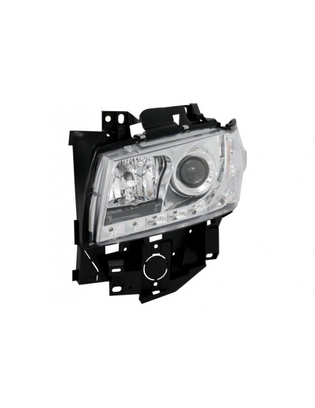 Fari Luce diurna per VW T4 Transporter Long Nose (1996-03) LED DRL Chrome