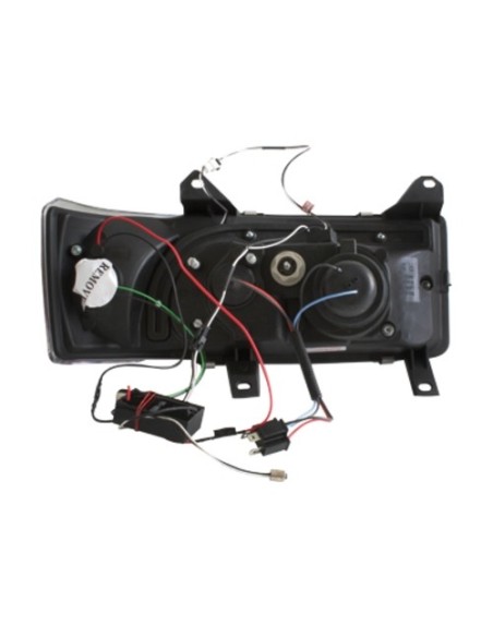 Fari DAYLINE per VW Transporter T4 (1990-03) LED DRL Design Chrome
