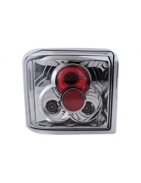 Fanali posteriori per VW T4 Transporter Caravelle Multivan (1990-03.03) Cromo
