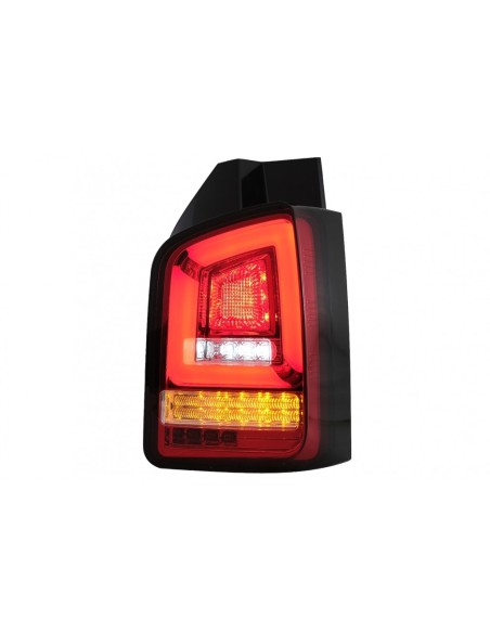 Fanali posteriori Rosso Bianco Full LED per VW Transporter Multivan V T5 Facelift (10-15)