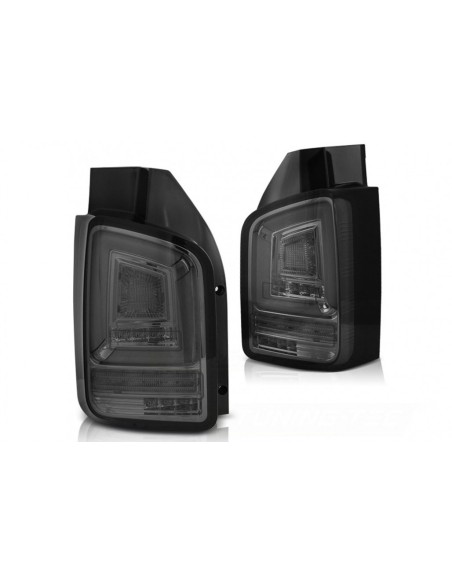 Fanali posteriori Fumo rosso Full LED Afor VW Transporter Multivan V T5 Facelift (10-15) w/ segnale di svolta dinamico