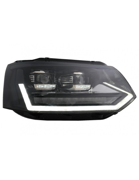 Full LED DRL Fari per VW Transporter Caravelle Multivan T5 Facelift (10-15) w/ Luce di svolta sequenziale