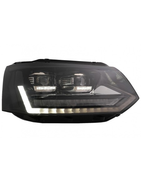 Full LED DRL Fari per VW Transporter Caravelle Multivan T5 Facelift (10-15) w/ Luce di svolta sequenziale