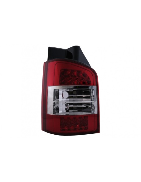 Fanali posteriori a LED per VW Transporter V T5.1 (04.10-15) Cromo Rosso Chiaro