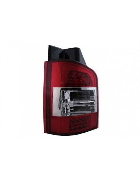 Fanali posteriori a LED per VW Transporter V T5.1 (04.10-15) Cromo Rosso Chiaro