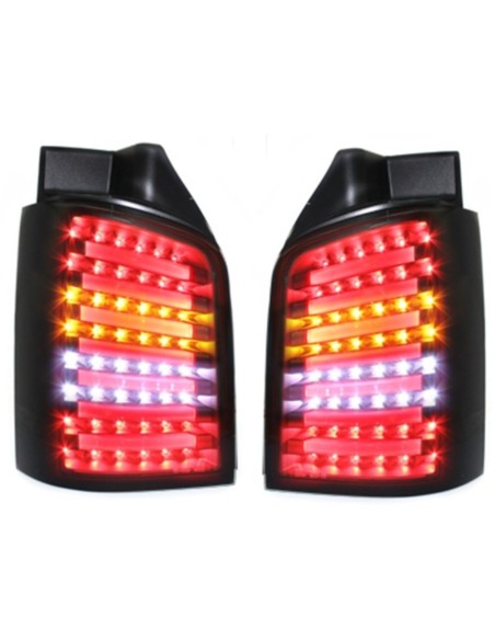 Fanali posteriori a LED per VW T5 (04.03-09) Fumo nero