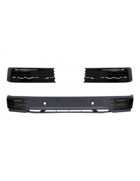 Paraurti anteriore Add-on Spoiler w/ LED DRL luce di marcia diurna per VW Transporter T6 (15-up) Sportline